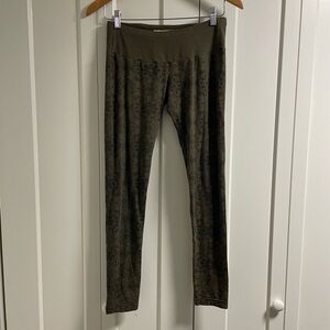 Nomads Hemp Wear Bamboo Organic Cotton Leggings Green Size Small